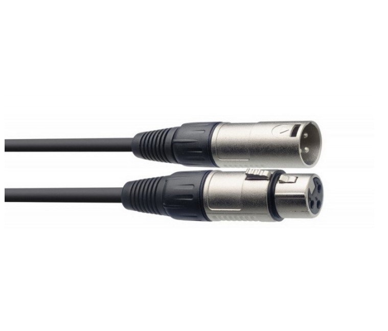 

Готовый микрофонный кабель XLR male — XLR female BIG MXX001 8м