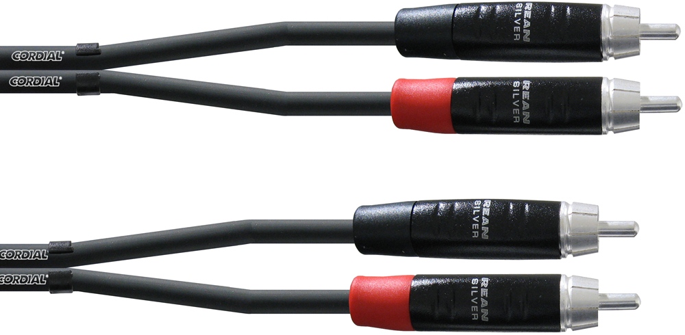 

Коммутационный кабель 2xRCA—2xRCA 0.9м Cordial CIU 0,9 CC
