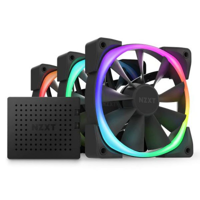 

Кулер для корпуса NZXT Aer RGB 2 - Triple Starter Pack - Black (HF-2812C-TB)