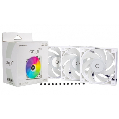 

Кулер для корпуса Tecware Omni P12 - 3-Fan Pack (White) ARGB + PWM (TWAC-OMP12-3WH)