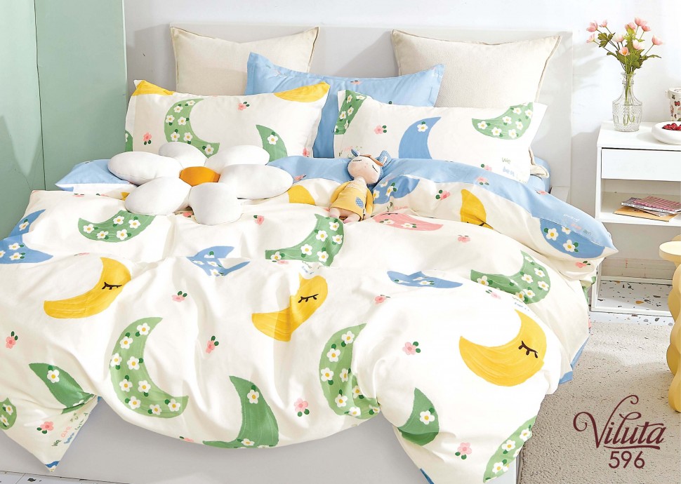 

Постельное белье Вилюта Сатин Твил 596 подростковый 2000000049267