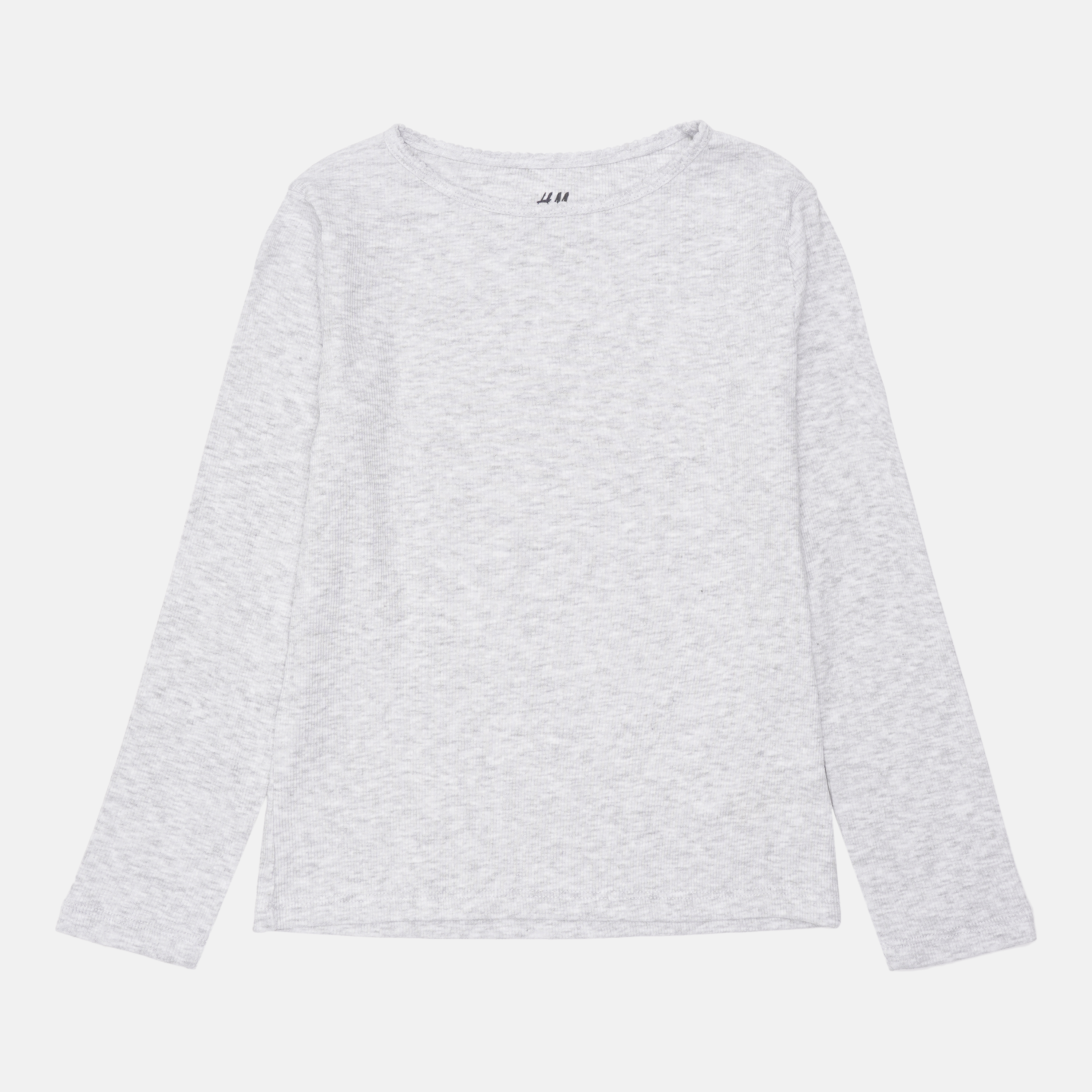 

Лонгслив H&M 110 116см светло серый 1612816754