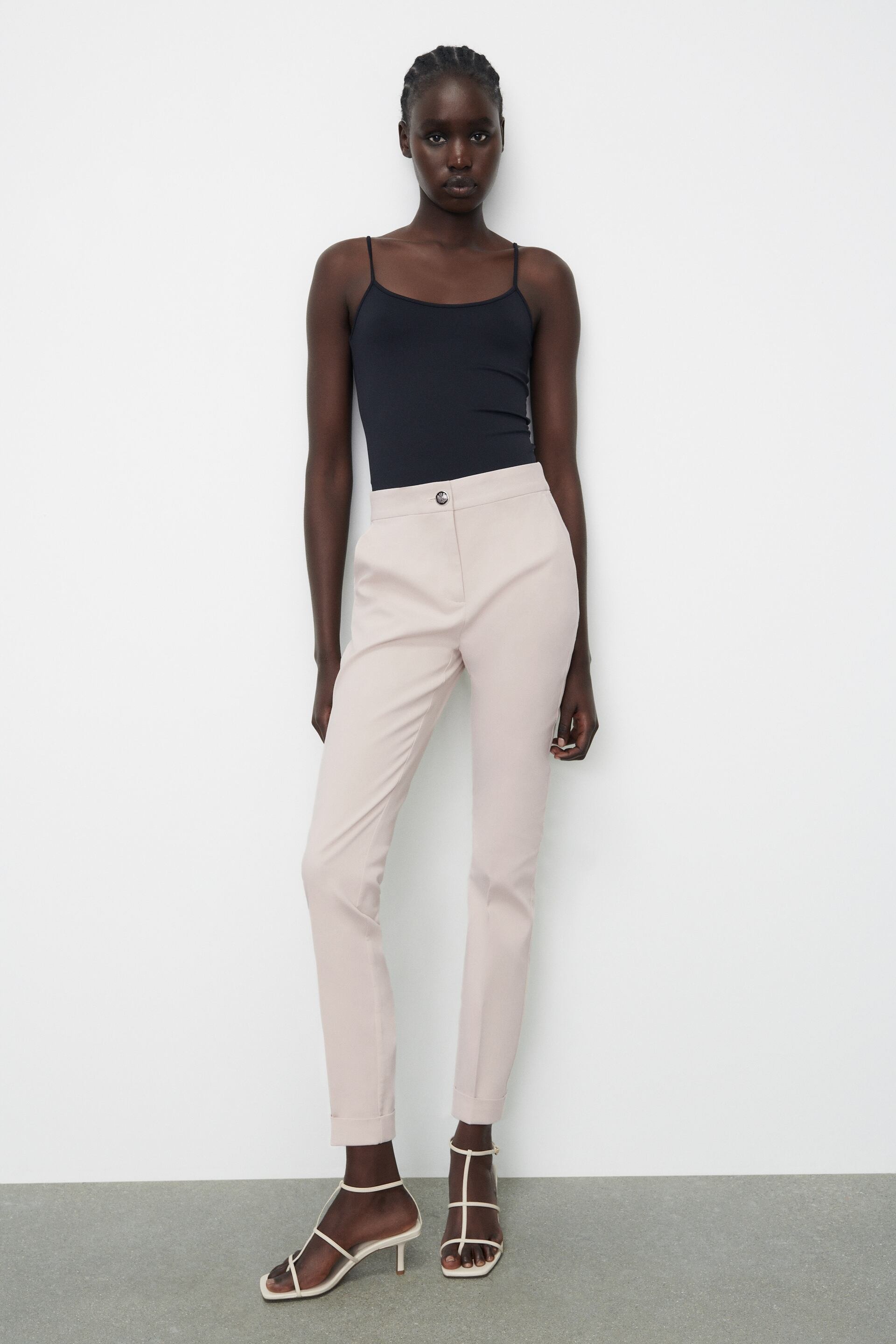 

Брюки Zara  светло бежевый 1608030251, Брюки Zara S светло бежевый 1608030251