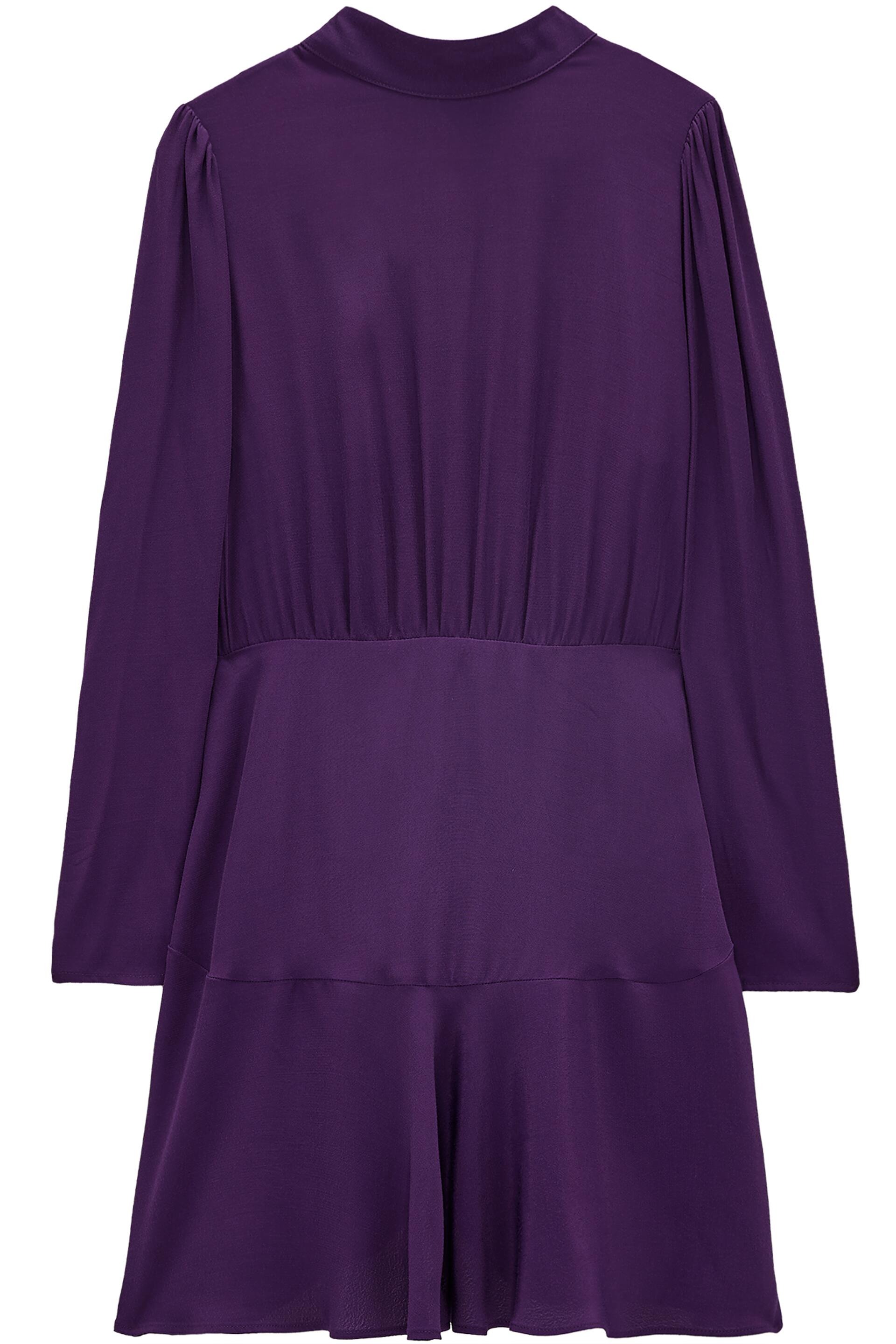 

Платье Zara  фиолетовый 3666157611, Платье Zara XS фиолетовый 3666157611