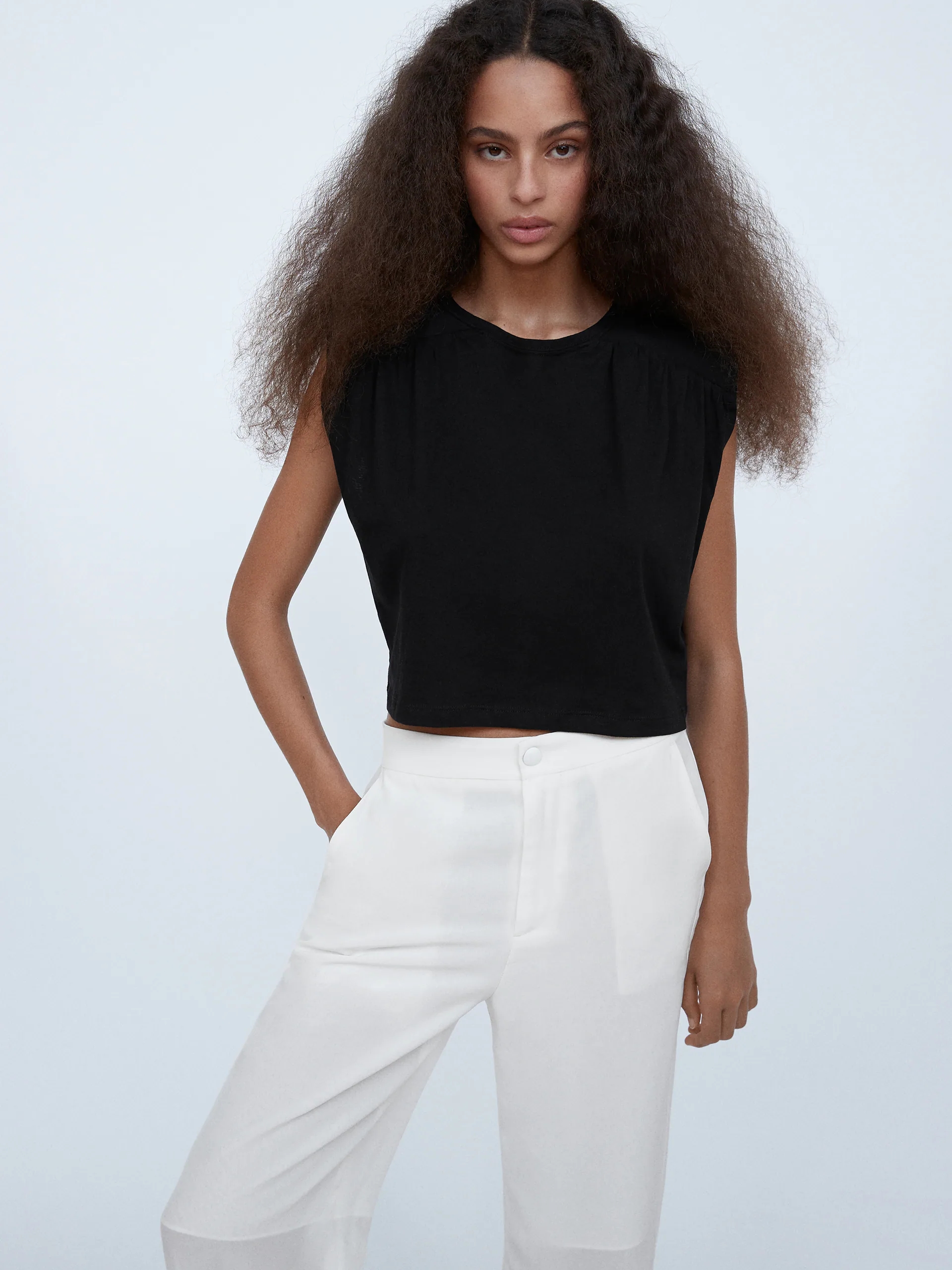 

Футболка Zara  черный 4174628800, Футболка Zara S черный 4174628800
