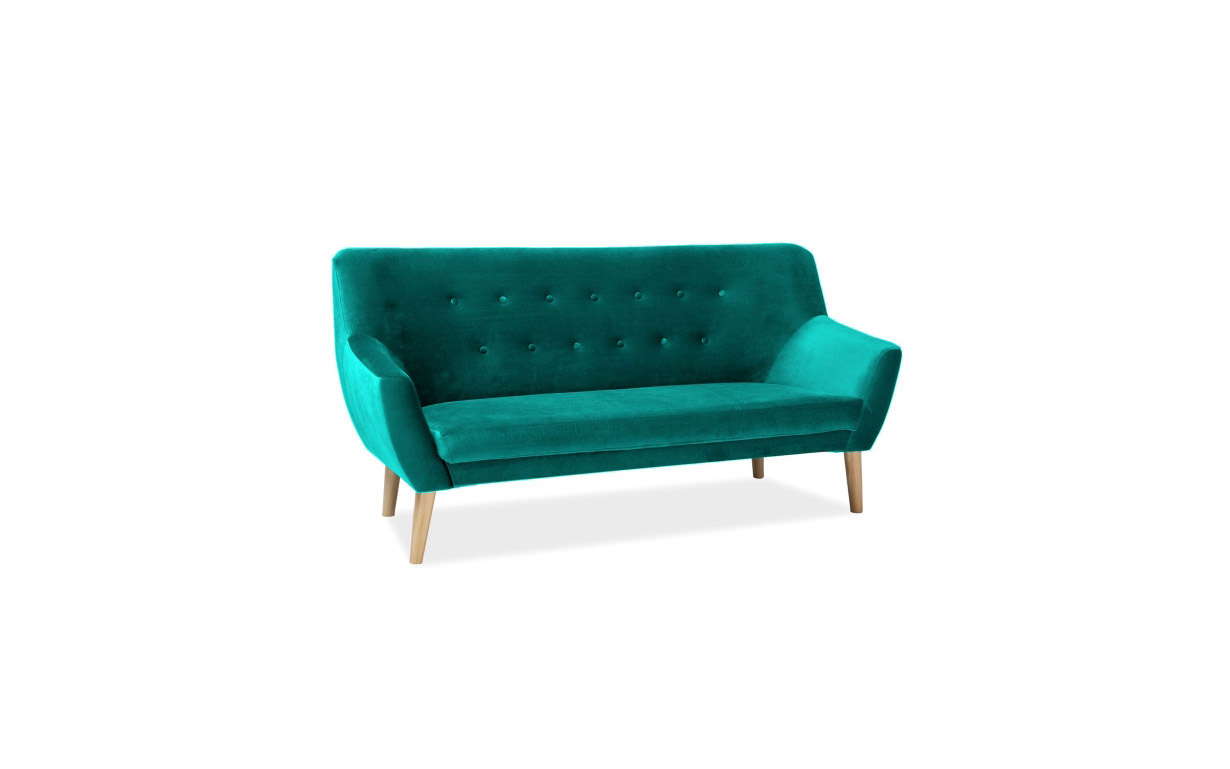 

Диван Nordic 3 velvet bluvel 85 180 ширина Signal