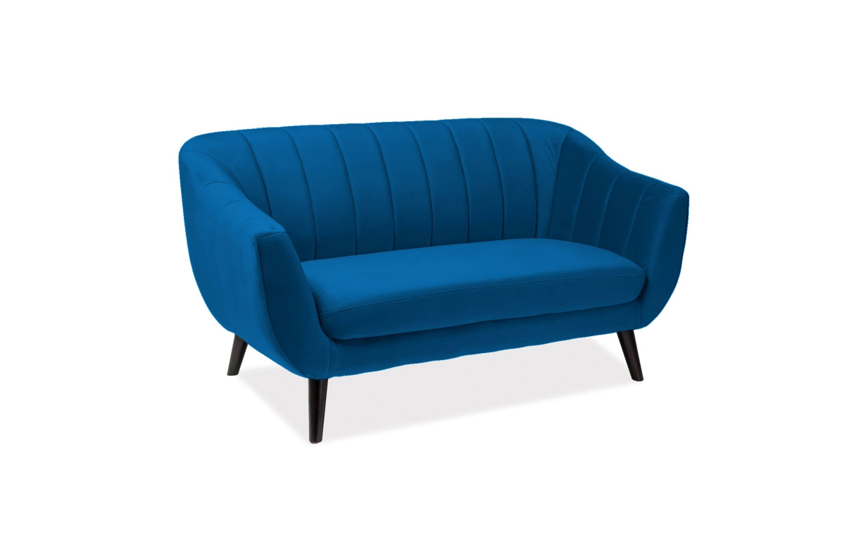 

Диван Elite Velvet 2 dark blue 150 ширина Signal