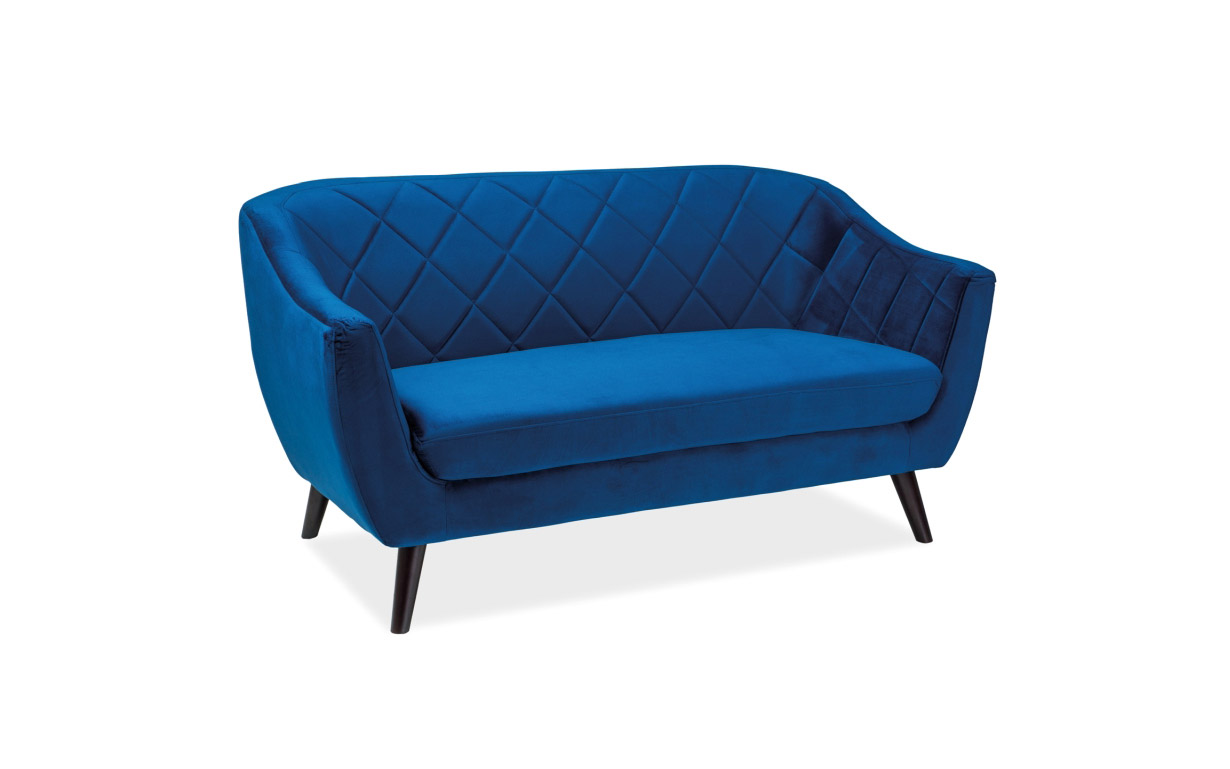 

Диван Molly Velvet 2 dark blue 156 ширина Signal