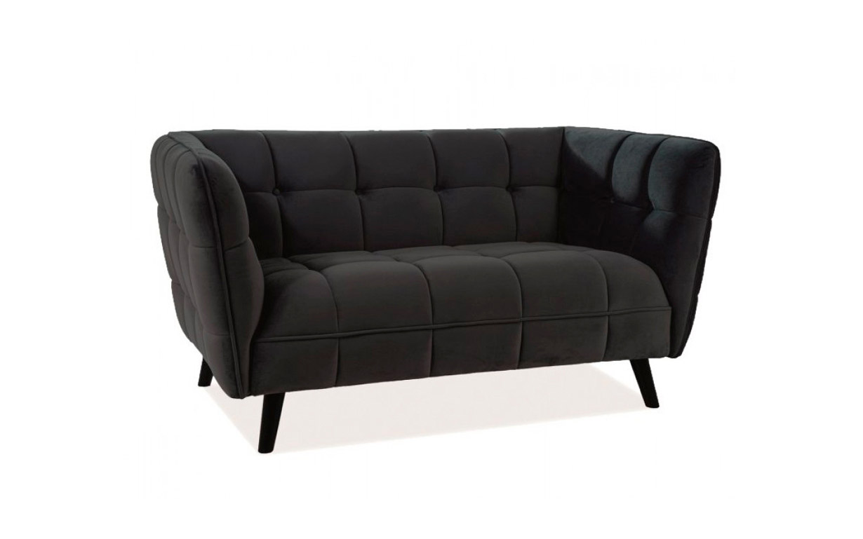 

Диван Castello 2 Velvet black Signal