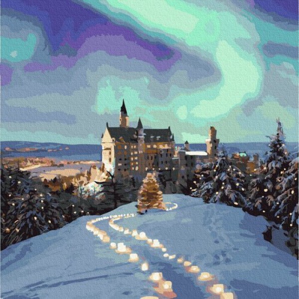 

Картина по номерам "Сказочный замок" 40*50см