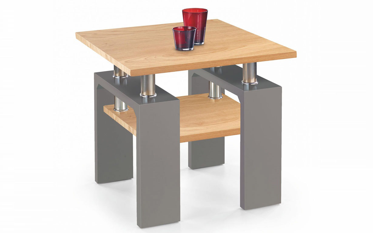 

Стол журнальный Diana H mdf kvadrat grey Halmar