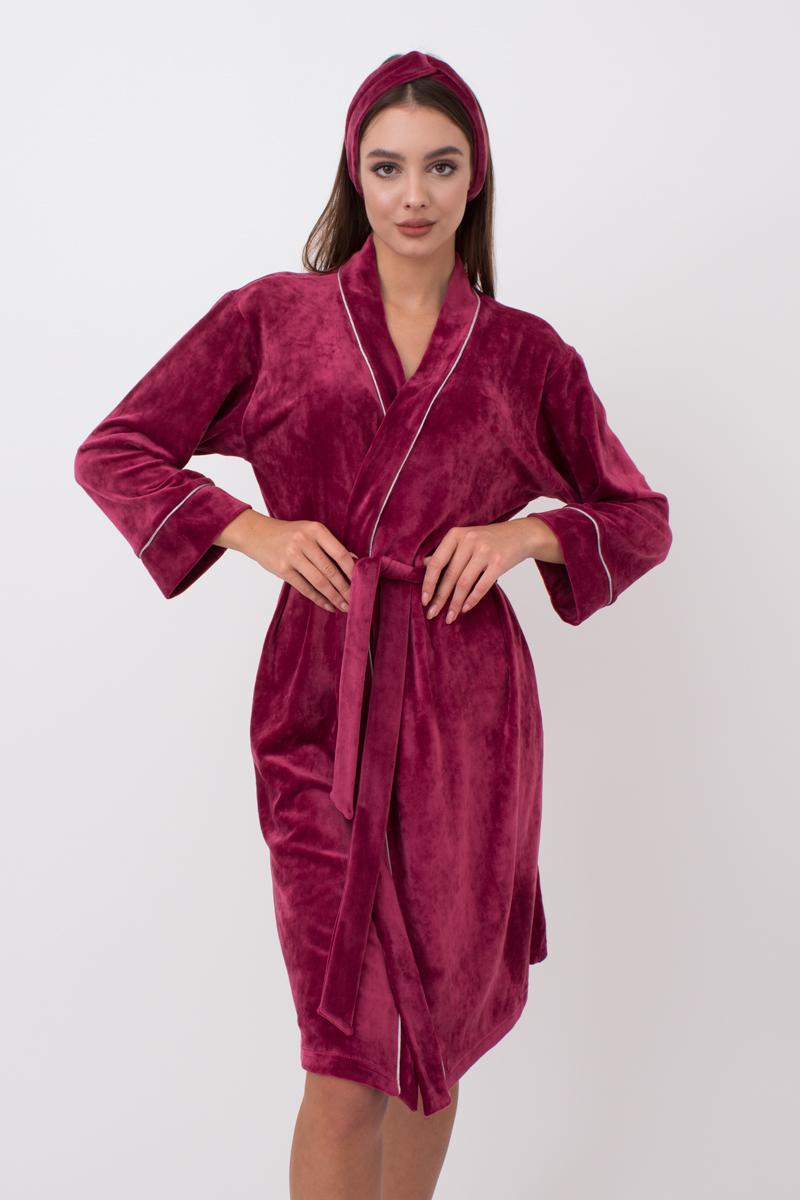 

Халат GIULIA SOFT WINTER 7320/080  Burgundi, Халат GIULIA SOFT WINTER 7320/080 L Burgundi