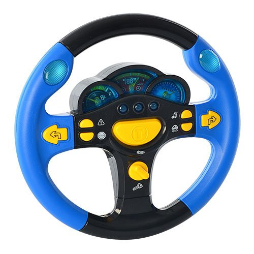

Интерактивный руль Joy Toy 7044 УКР синий (21200002)