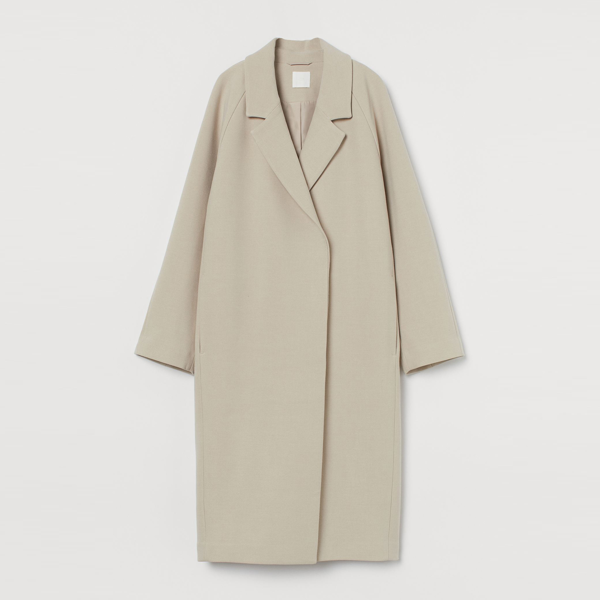 

Пальто H& 1808-9487693  Светло-бежевое, Пальто H&M 1808-9487693 M Светло-бежевое