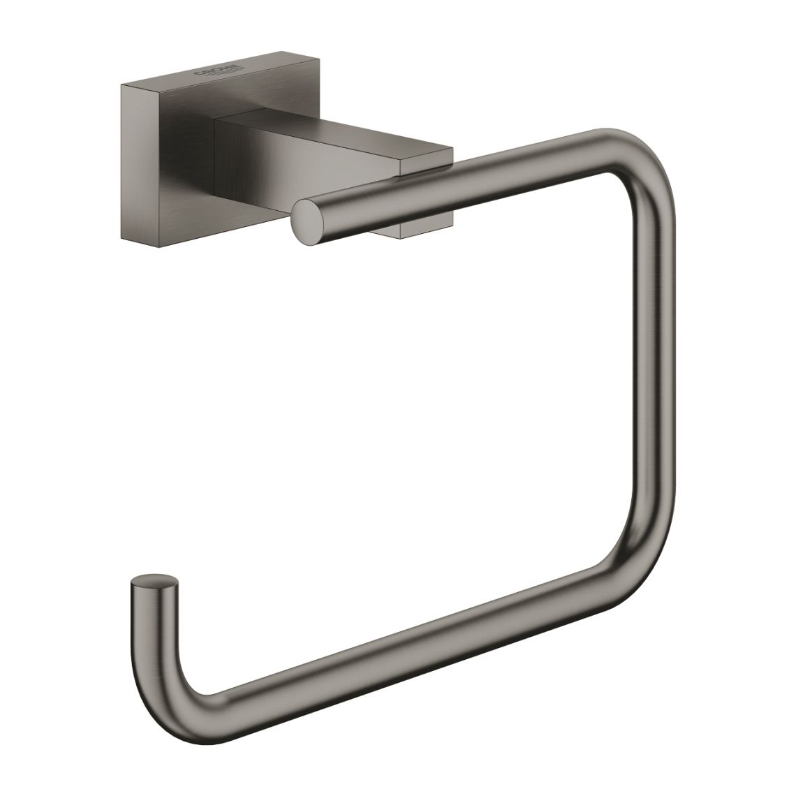 

Держатель туалетной бумаги Grohe Essentials Cube, без крышки, матовый графит (40507AL1)