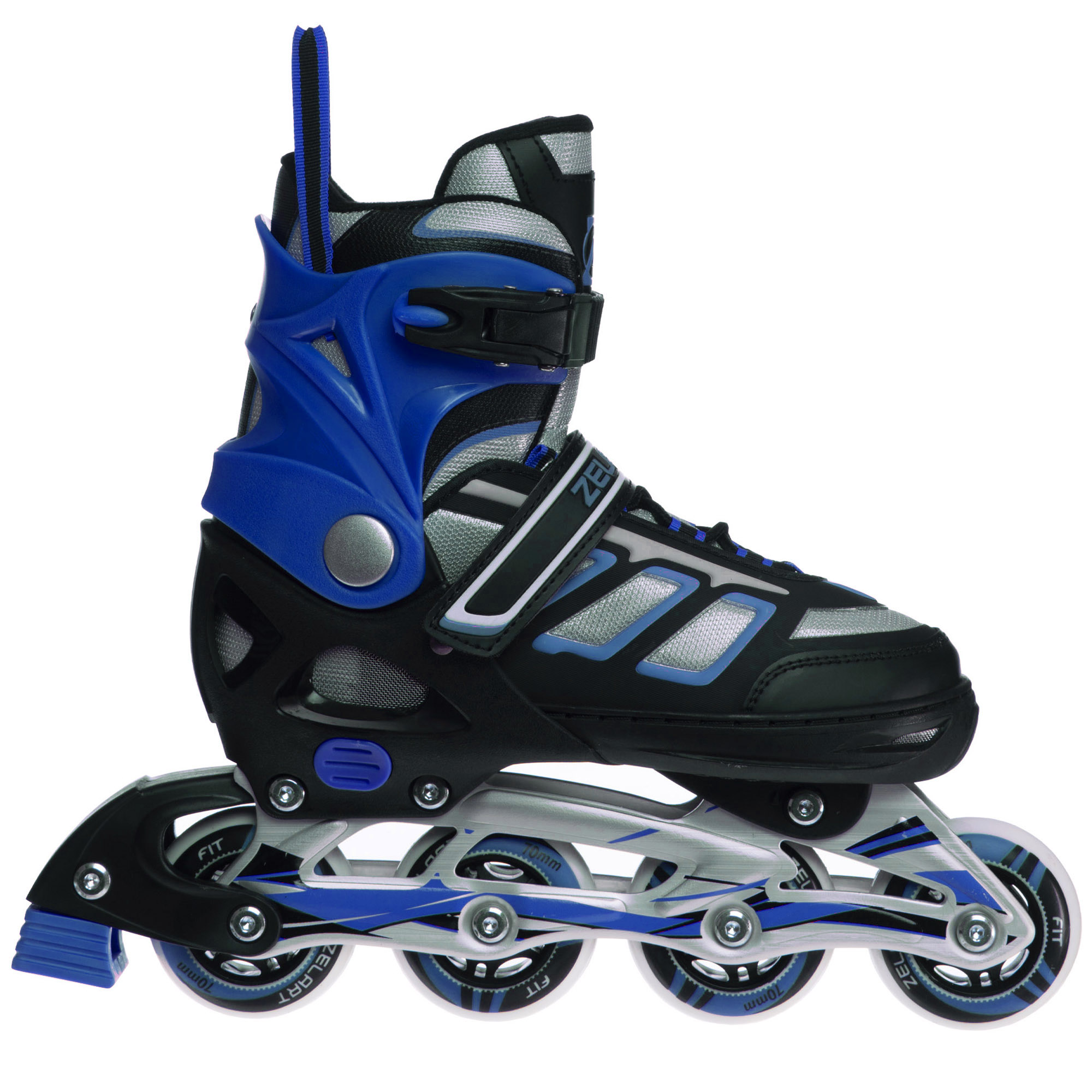 

Роликовые коньки раздвижные Zelart (синий-черный), Размер 39-42