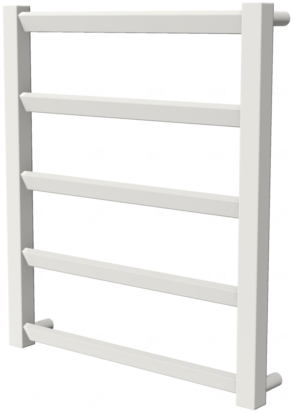 

Полотенцесушилка Slide 5 белая RAL9016 лесенка 550x480, white