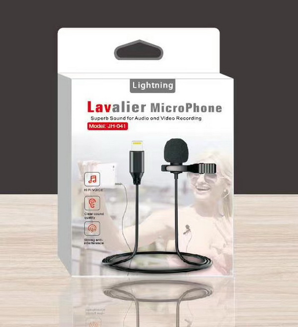 

Микрофон петличный для iPhone, iPad Perfect JH-041 Lightning (482490)