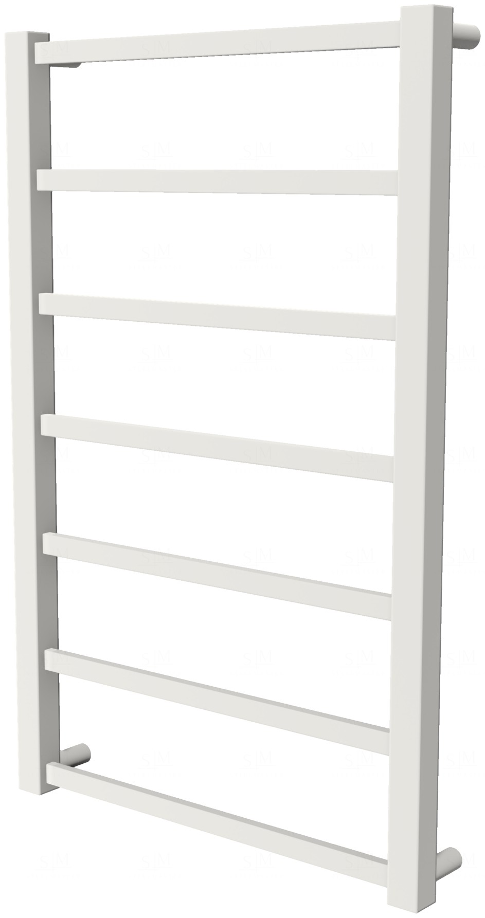 

Белая сушилка для полотенец Quatro 7 RAL9016 лесенка 750x480, white
