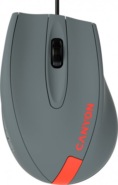

Компъютерная мышь Canyon M-11, Gray/Red (CNE-CMS11DG)