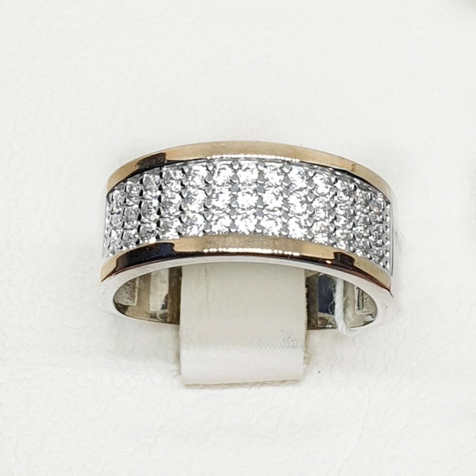 

Кольцо серебряное с кубическим цирконием "Каролина" 17,5 5,59 г