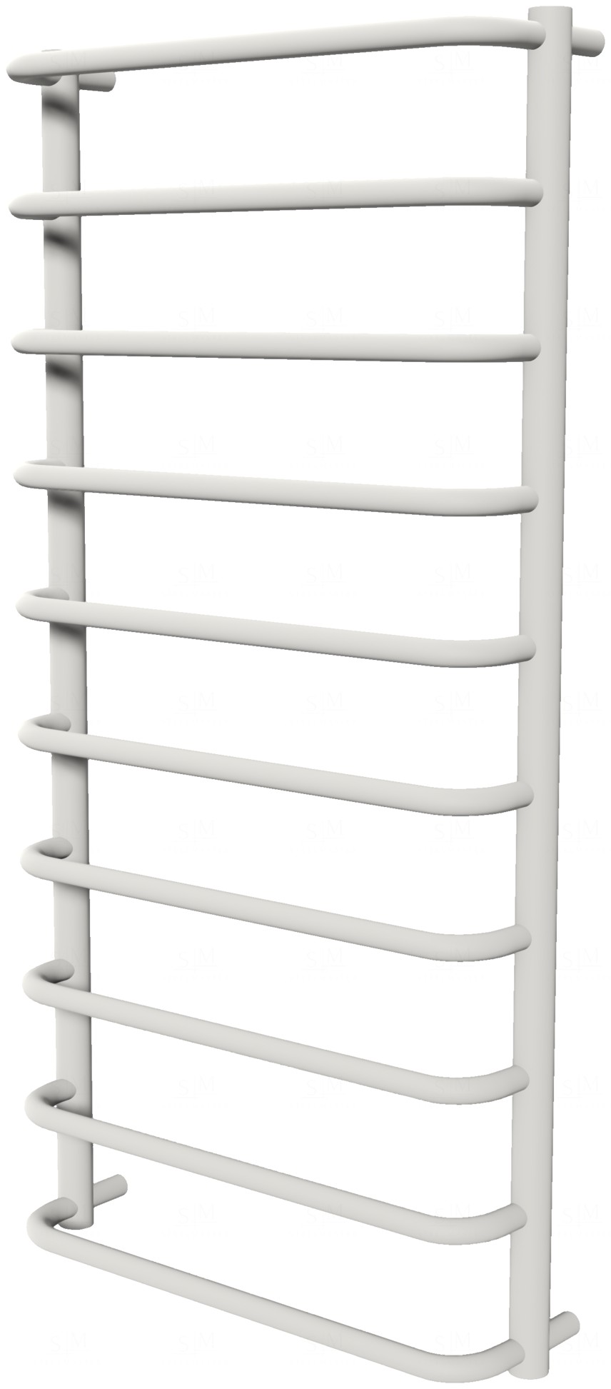 

Сушилка для полотенец Modern 10 белая RAL9016 лесенка 1050x532, white