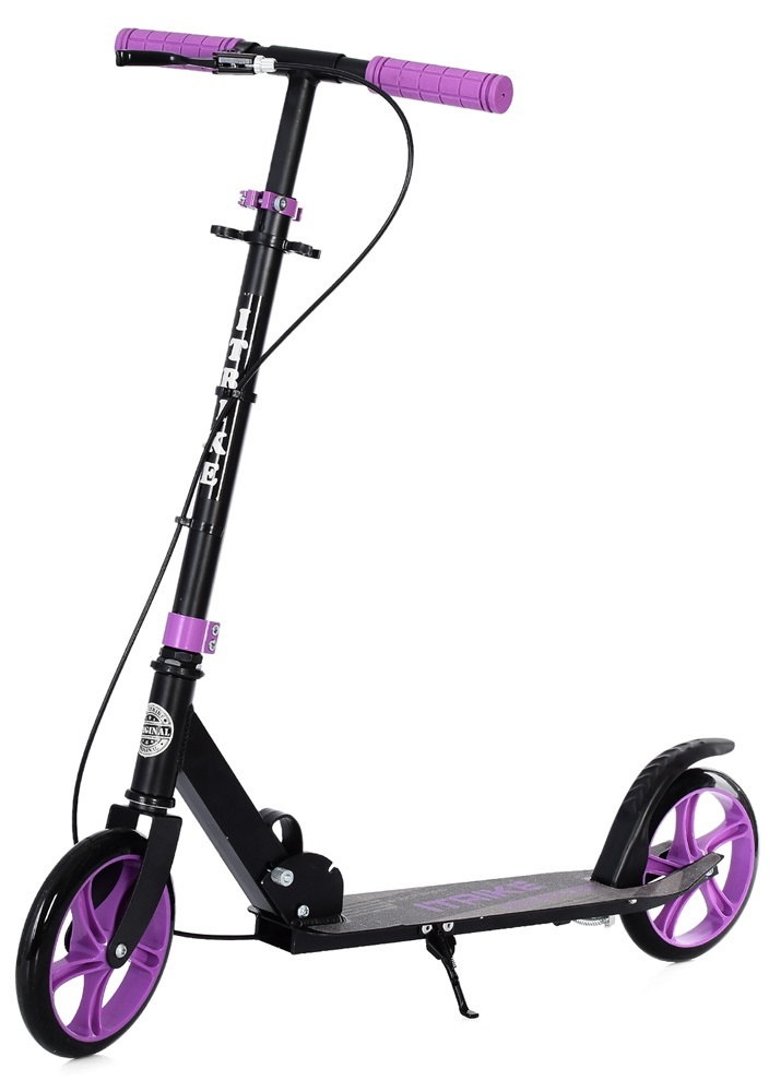

Самокат с ручным тормозом iTrike SR 2-051-BV Black-Purple (SR 2-051)