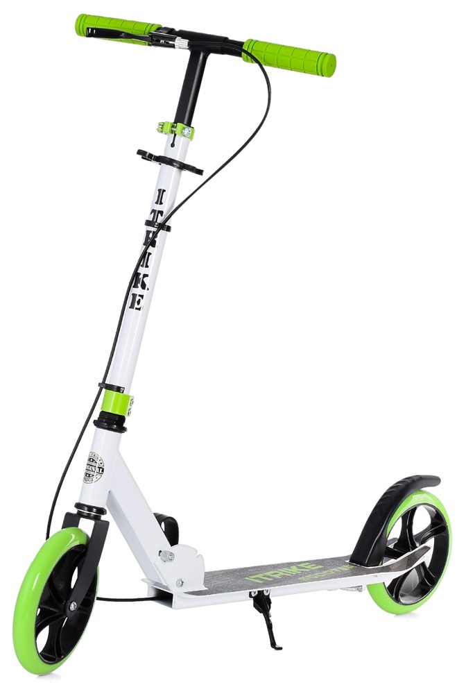 

Самокат с ручным тормозом iTrike SR 2-051-WGR White-Green (SR 2-051)