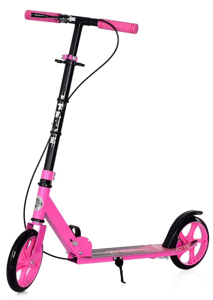 

Самокат с ручным тормозом iTrike SR 2-051-P Black-Pink (SR 2-051)