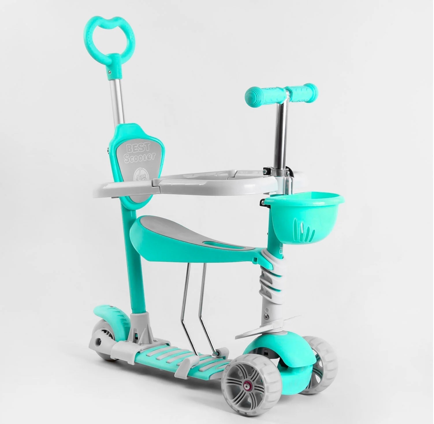 

Самокат 5 в 1 Best Scooter B-2011 Turquoise (B-2011)