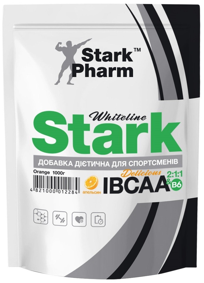 

Аминокислоты Stark Pharm IBCAA 2:1:1 + Vit B6 1000 грамм апельсин (2387)