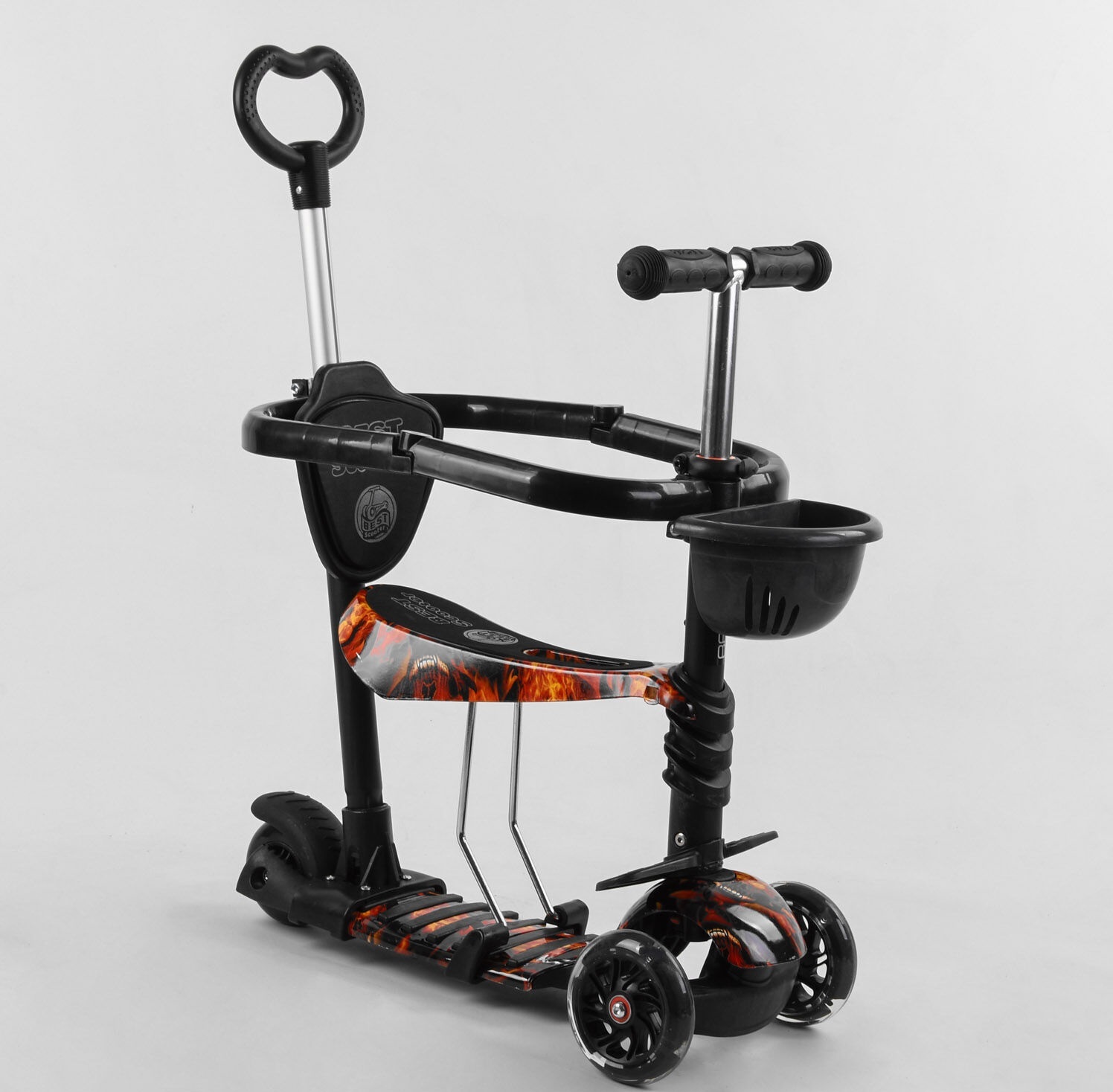 

Самокат 5 в 1 Best Scooter 8756 Black (8756)