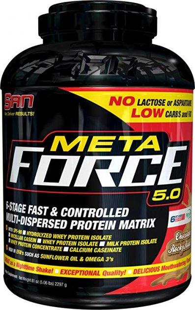 

Многокомпонентный протеин San "Metaforce 5.0" Шоколад (2297г)