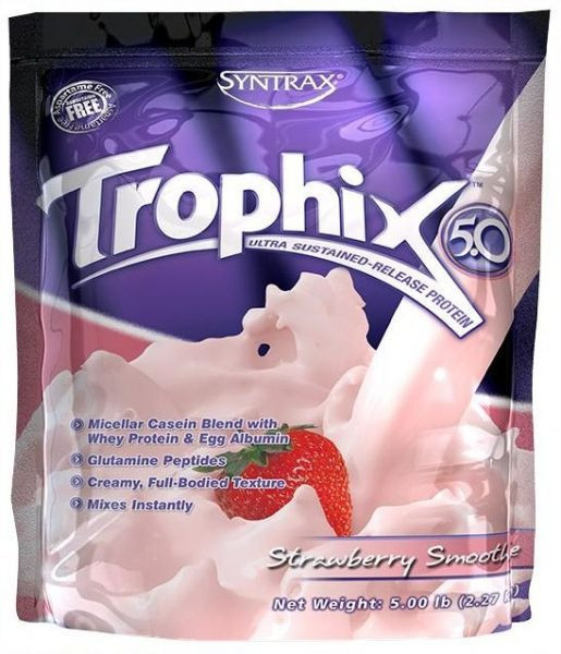 

Многокомпонентный протеин Syntrax "Trophix" Клубника (2270г)