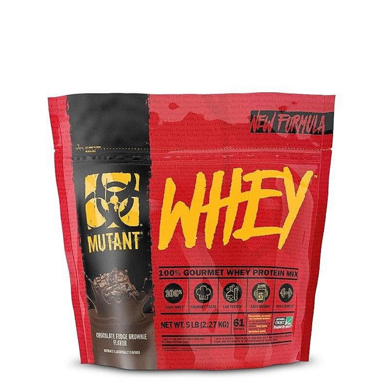 

Изолят сывороточного протеина Mutant Fit Foods "Mutant Whey" Шоколадный брауни (2270г)