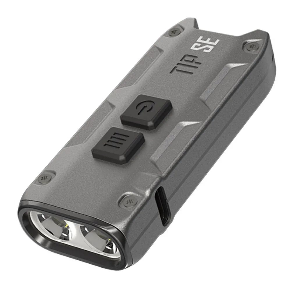 

Фонарь-брелок наключный Nitecore TIP SE (2xOSRAM P8, 700 люмен, 4 режима, USB Type-C), серый
