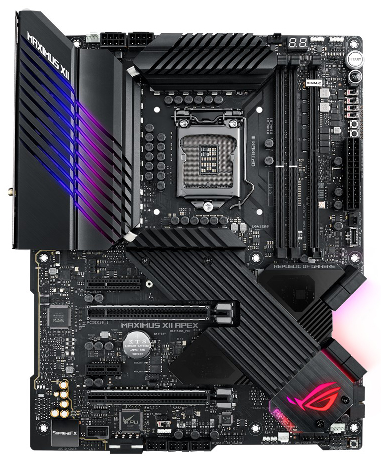 

Материнская плата Asus ROG Maximus XII Apex (s1200, Intel Z490, PCI-Ex16)