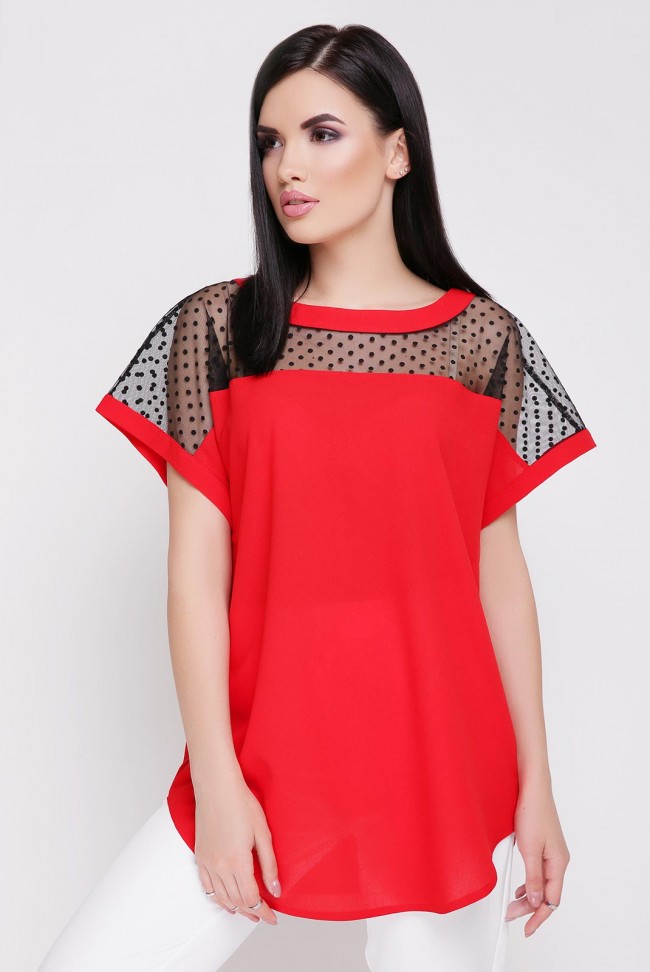 

Блуза FashionUP BZ-1640B - Красный, Блуза FashionUP BZ-1640B 42-44 Красный