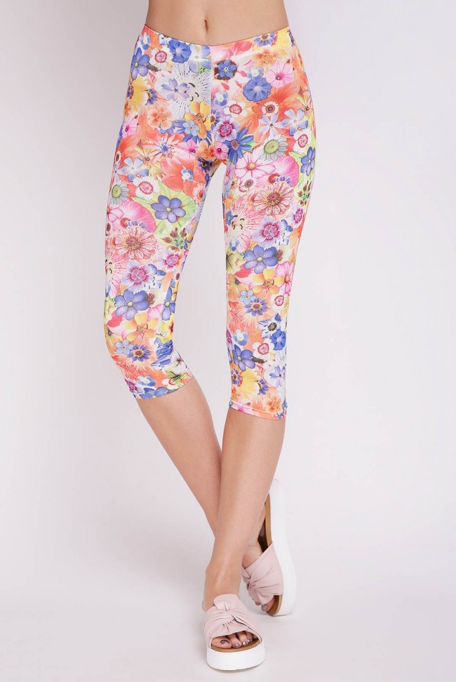

Лосины ArtStyle Leggings LSN-194C 40 Цветочный принт