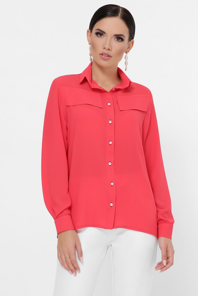 

Блуза Fashion Up BZ-1789C  Коралловый, Блуза Fashion Up BZ-1789C 42 Коралловый