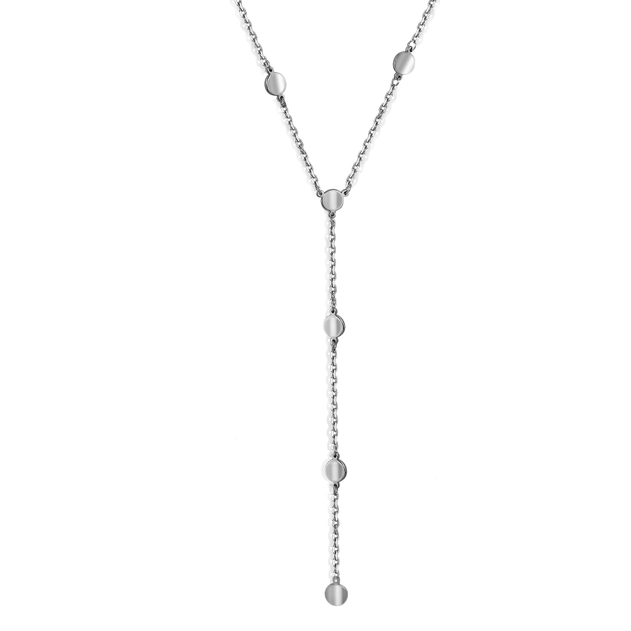 

Колье Qzsilver (908-01233) Серебро Белый 38 размер