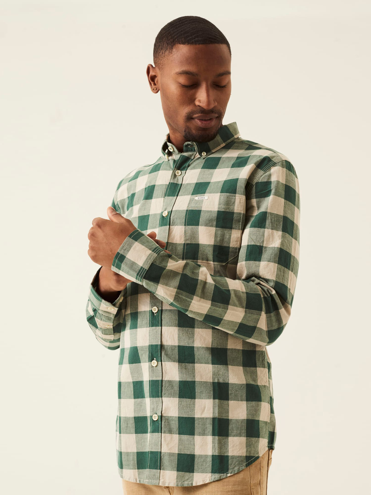 

Рубашка Garcia N21280-2325 XXL Зеленая