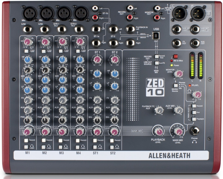 

Микшерный пульт Allen&Heath ZED10