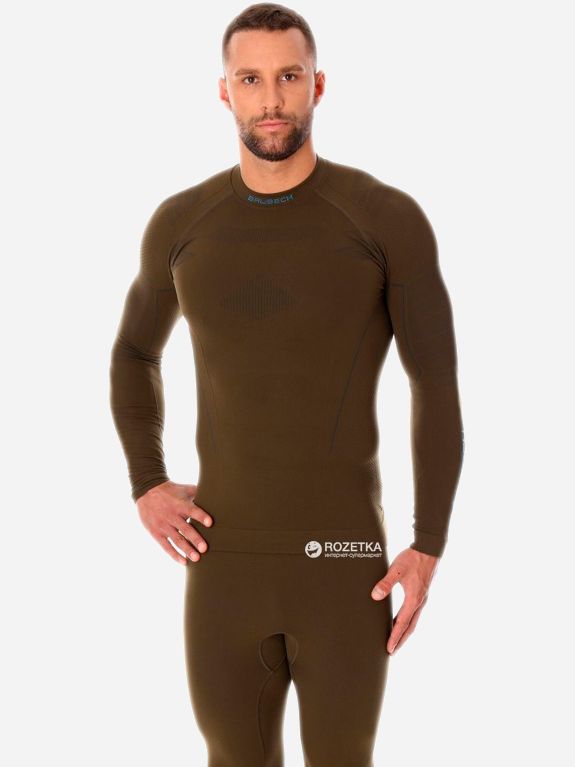 

Футболка с длинными рукавами Brubeck Thermo LS13040  Khaki, Футболка с длинными рукавами Brubeck Thermo LS13040 M Khaki
