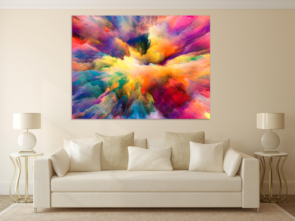 

Картина на холсте Абстракция Color Explosions 75х100 см.