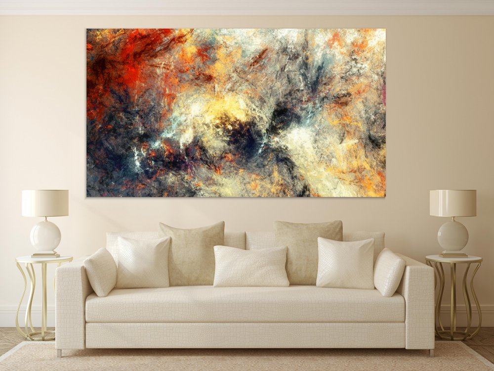 

Картина на холсте Абстракция Artistic Splashes 90х180 см.