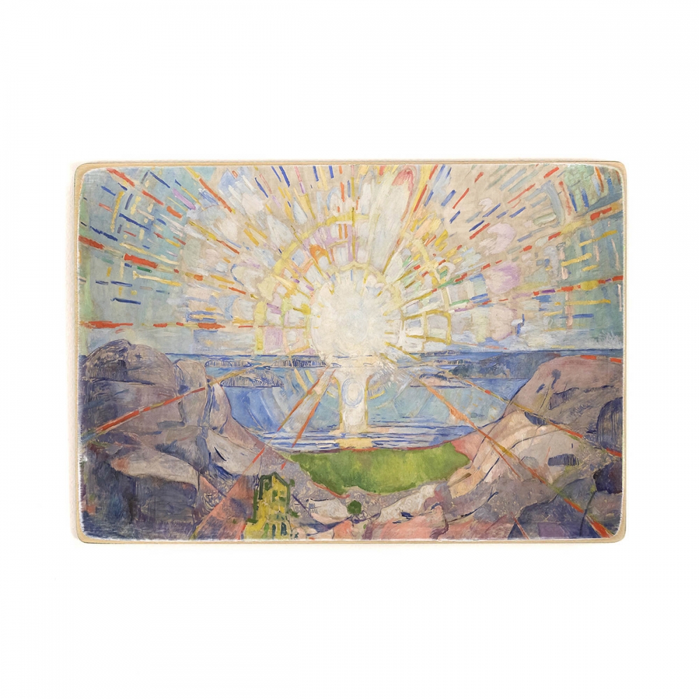 

Деревянный постер Искусство Edvard Munch - The Sun А2