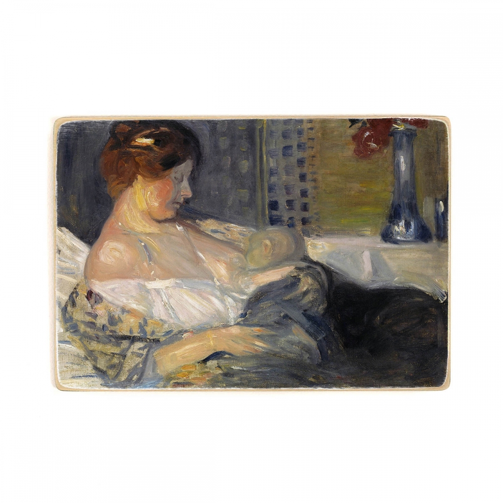 

Деревянный постер Искусство Janis Rozentāls - Mother and Child А2