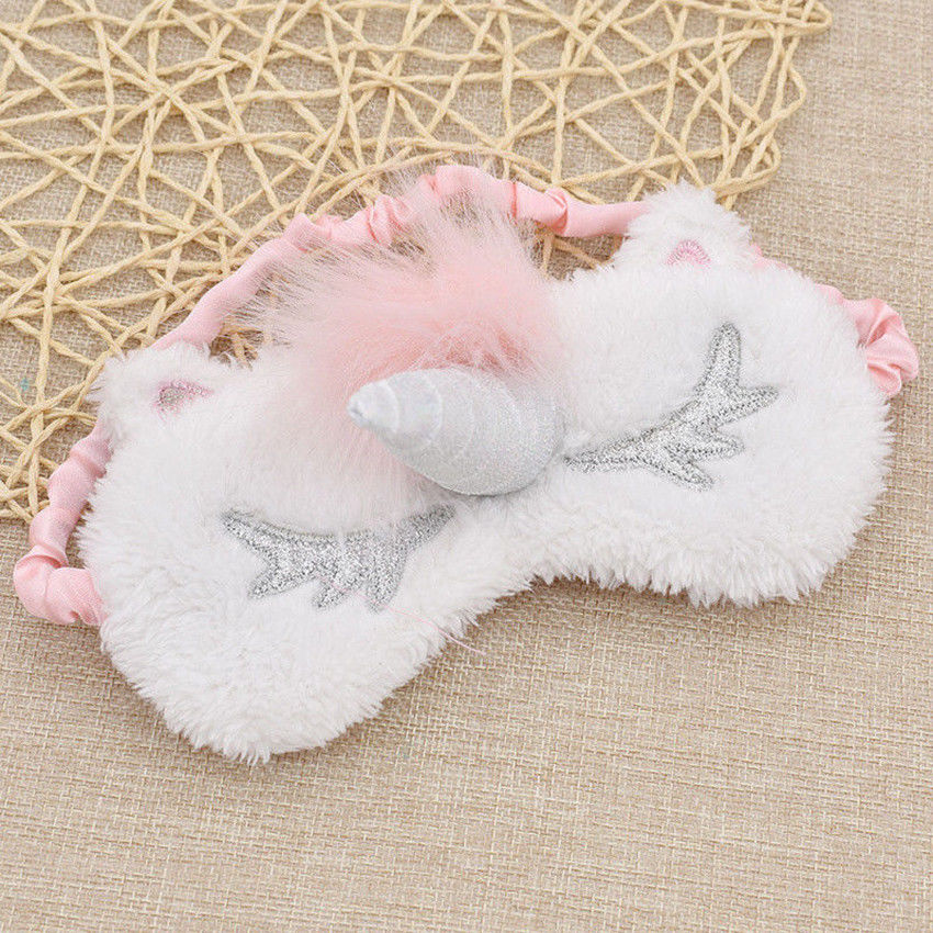 

Маска для сна Silenta Plush Единорог-8 White/Silver