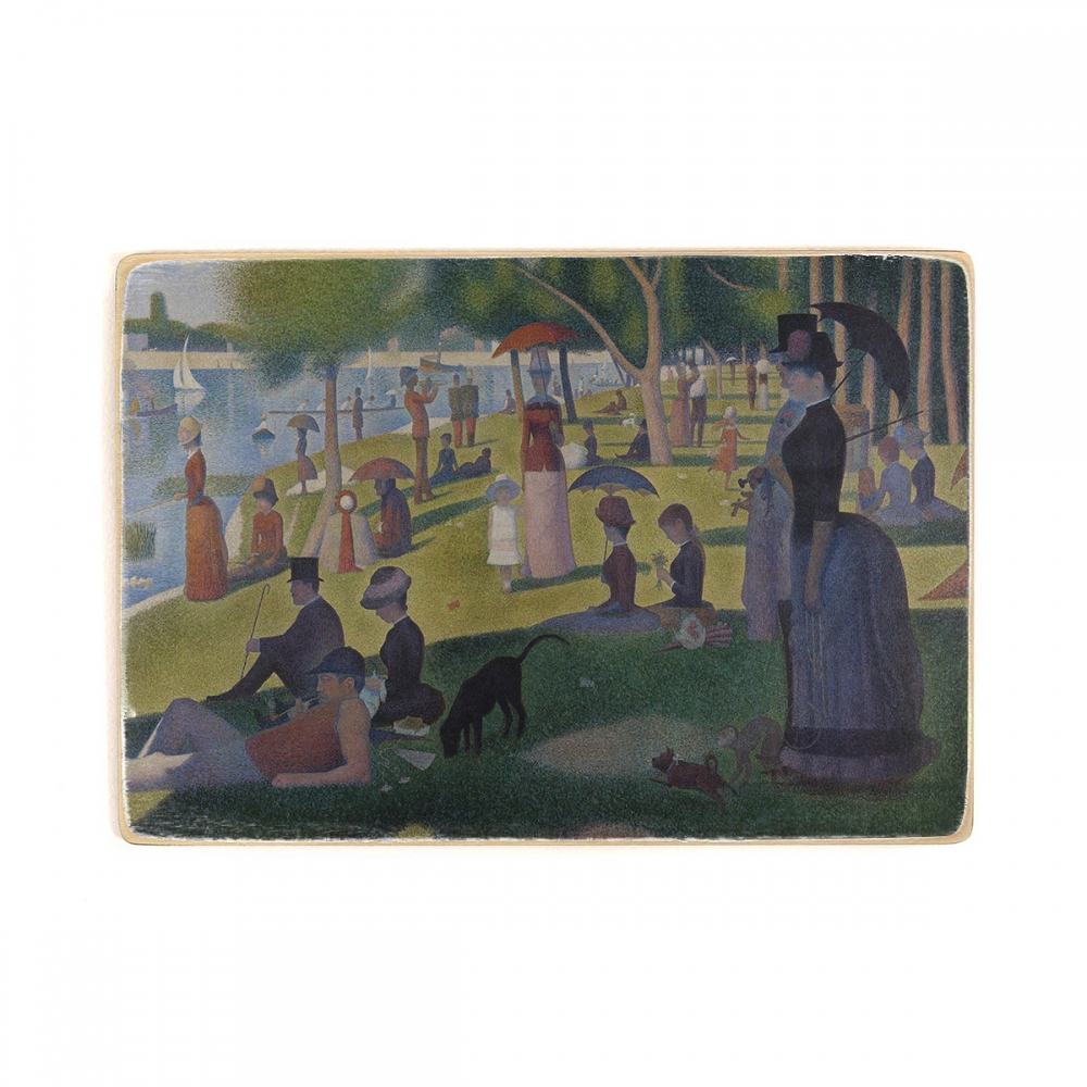 

Деревянный постер Искусство Georges Seurat - A Sunday on La Grande Jatte -- 1884 2 А2
